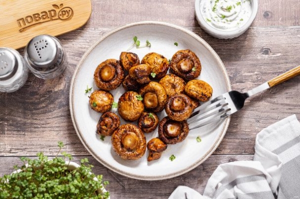 Грибы в аэрогриле