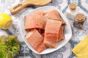 Горбуша на гриле Горбуша на гриле