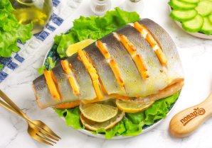 Горбуша со сливочным сыром в духовке Горбуша со сливочным сыром в духовке