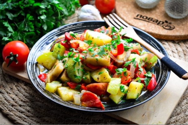 Овощное рагу "Рататуй" Овощное рагу "Рататуй"