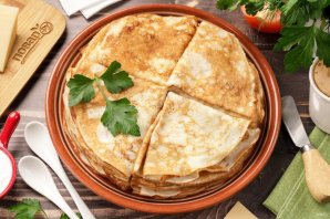 Блины на кефире с сыром Блины на кефире с сыром