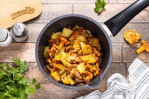 Крем-суп из лисичек Крем-суп из лисичек