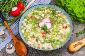 Окрошка с квасом Окрошка с квасом