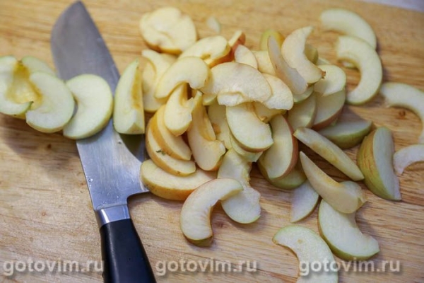 Печень с яблоками по-берлински Печень с яблоками по-берлински