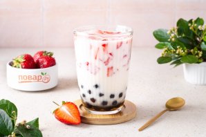 Бабл ти с клубникой Бабл ти с клубникой