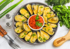 Мидии в аэрогриле Мидии в аэрогриле