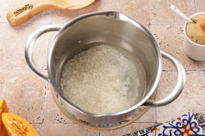 Рисовая каша с тыквой