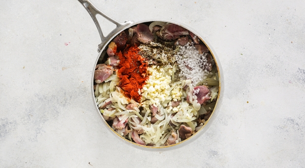 Утиные желудки по-еврейски, пошаговый рецепт с фото на 430 ккал Утиные желудки по-еврейски, пошаговый рецепт с фото на 430 ккал