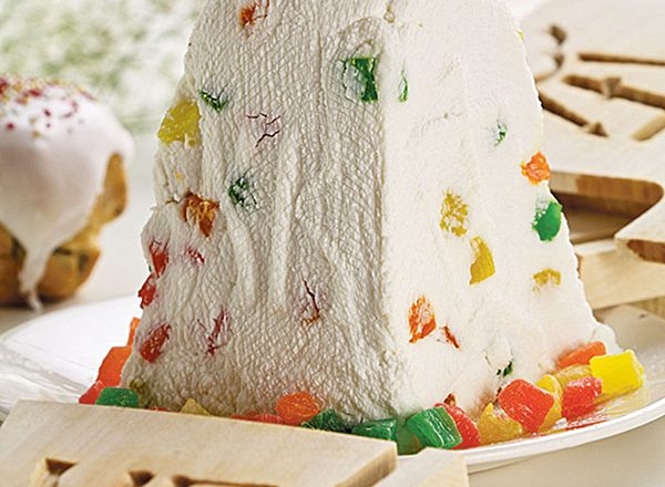 Творожная пасха на сливках с желатином Творожная пасха на сливках с желатином