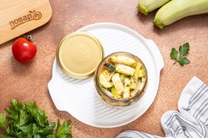 Закуска из кабачков на зиму Закуска из кабачков на зиму