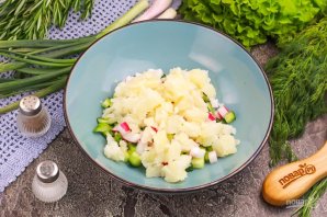 Окрошка с квасом Окрошка с квасом