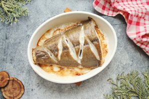 Палтус целиком в духовке Палтус целиком в духовке