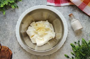 Творог с чесноком Творог с чесноком