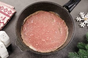 Новогодний печеночный торт