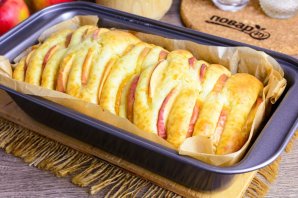 Ванильный кекс с яблоками Ванильный кекс с яблоками