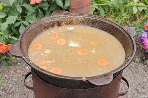 Шурпа на костре