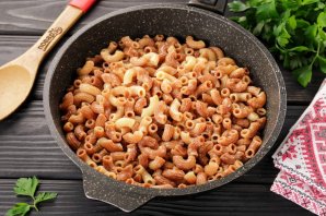 Жареные макароны Жареные макароны