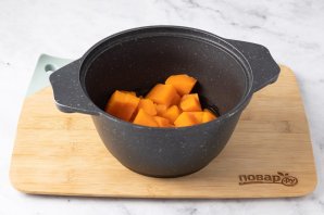 Каша из тыквы с пшеном на молоке Каша из тыквы с пшеном на молоке