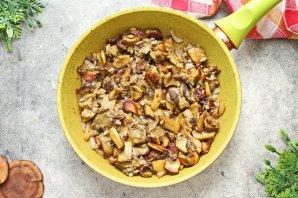 Белые грибы жареные Белые грибы жареные