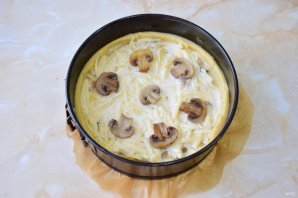 Киш с курицей и грибами Киш с курицей и грибами