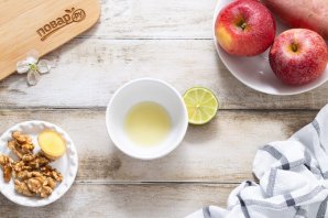 Салат из батата и яблок Салат из батата и яблок