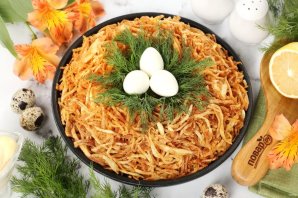 Салат "Гнездо" Салат "Гнездо"