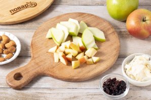 Салат из яблок с кокосом Салат из яблок с кокосом