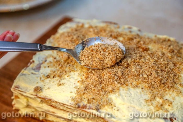 Заварной медовик с заварным кремом