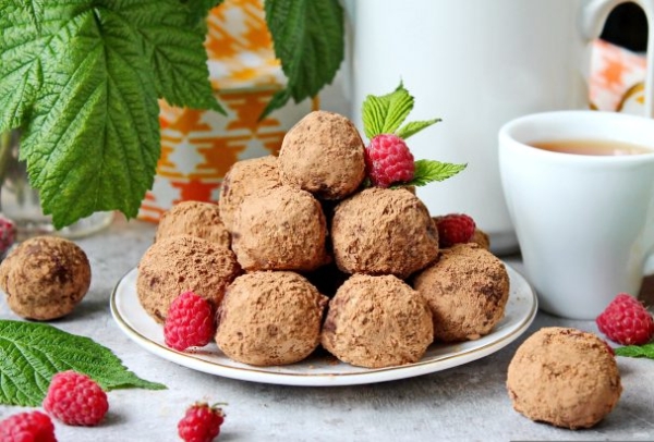 Трюфели с малиной Трюфели с малиной