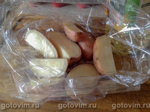 Грудинка со специями, запечённая в рукаве