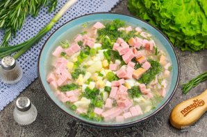 Окрошка с квасом Окрошка с квасом