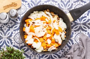 Фасоль с грибами