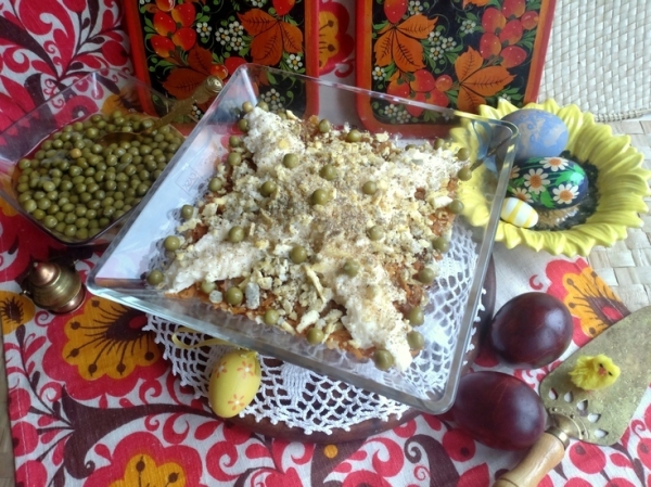 Салат с курицей "пикник" Салат с курицей "пикник"