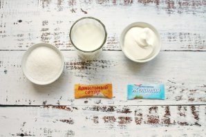 Желе со сметаной Желе со сметаной