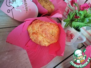 Постные морковно-ананасовые кексы