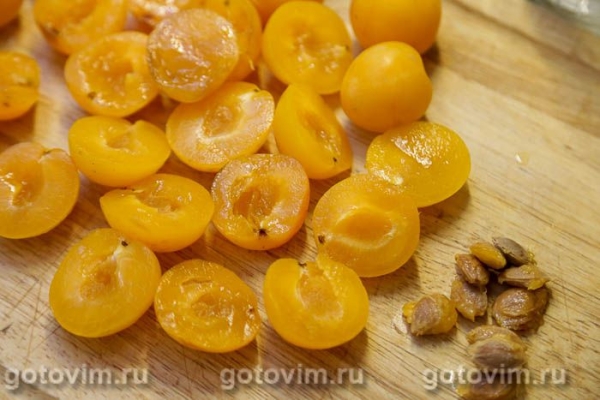 Компот из жёлтой алычи с яблоками на зиму Компот из жёлтой алычи с яблоками на зиму