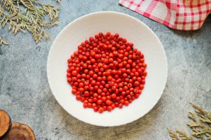 Компот из красной рябины на зиму Компот из красной рябины на зиму