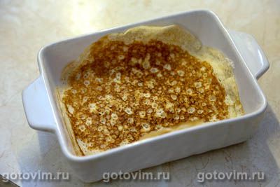 Лазанья из блинов с мясным фаршем и сырным соусом бешамель Лазанья из блинов с мясным фаршем и сырным соусом бешамель