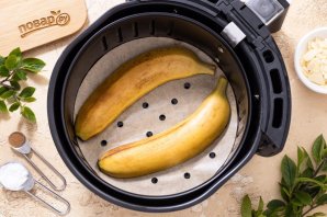 Банан в аэрогриле Банан в аэрогриле