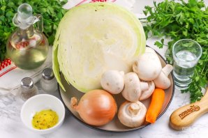 Капуста с грибами на зиму Капуста с грибами на зиму