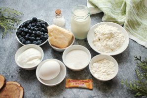 Песочный пирог с голубикой Песочный пирог с голубикой