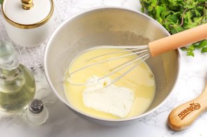 Пышные оладьи с творогом Пышные оладьи с творогом