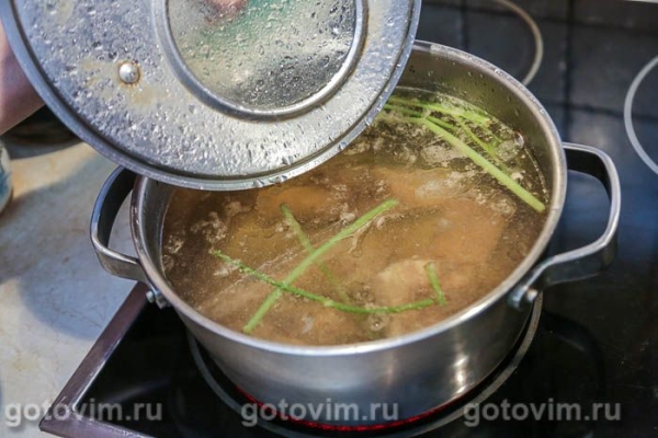 Суп с говядиной и свежей кукурузой Суп с говядиной и свежей кукурузой