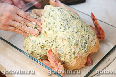 Курица в беконе