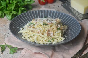 Паста "Карбонара" Паста "Карбонара"