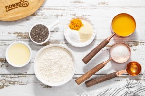 Постный кекс с чиа