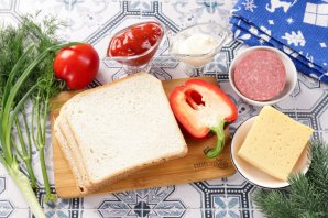 Горячие бутерброды на Новый Год Горячие бутерброды на Новый Год