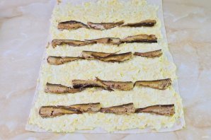 Лаваш со шпротами Лаваш со шпротами