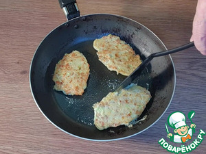 Лепешки из кабачков и гречневой крупы