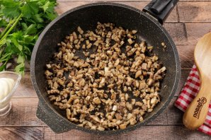 Фаршированные грибы в аэрогриле